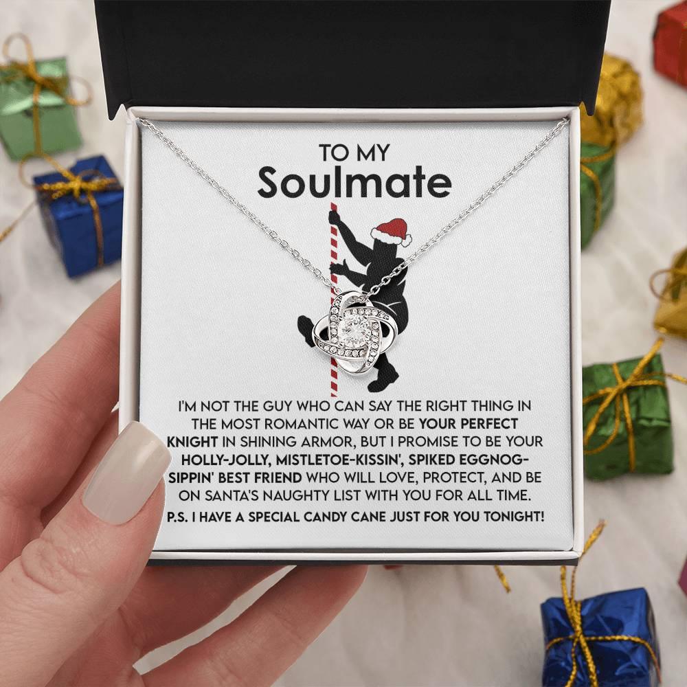 Gift for Soulmate - For All Time - Love Knot Pendant Necklace