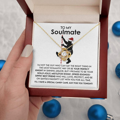 Gift for Soulmate - For All Time - Love Knot Pendant Necklace