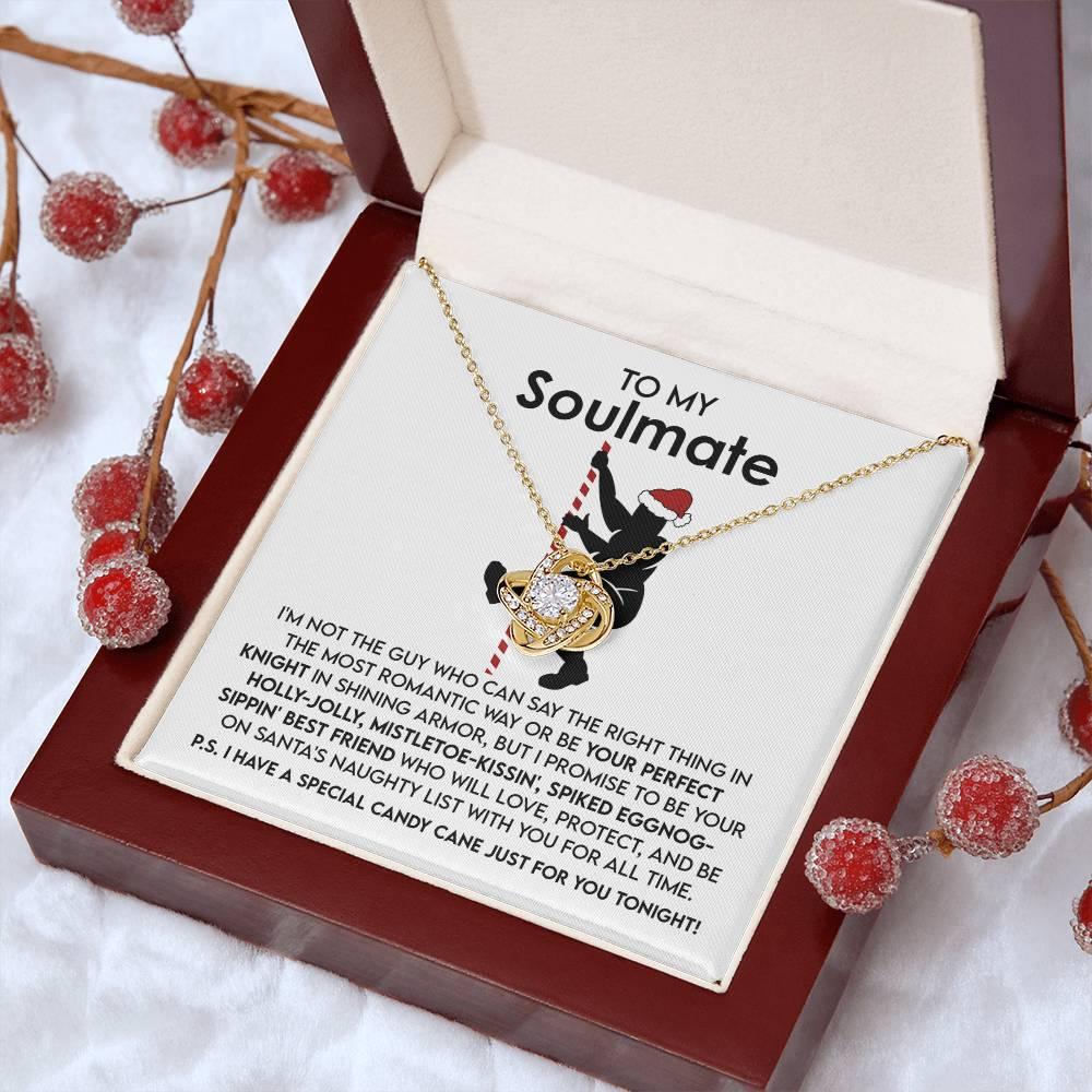 Gift for Soulmate - For All Time - Love Knot Pendant Necklace