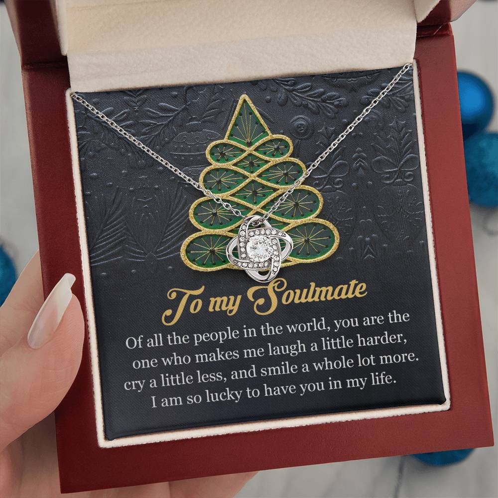 Gift for Soulmate - In My Life - Love Knot Pendant Necklace