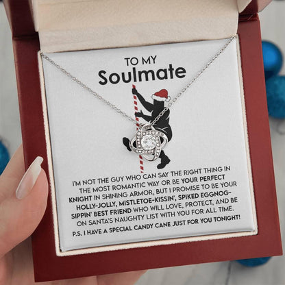 Gift for Soulmate - For All Time - Love Knot Pendant Necklace