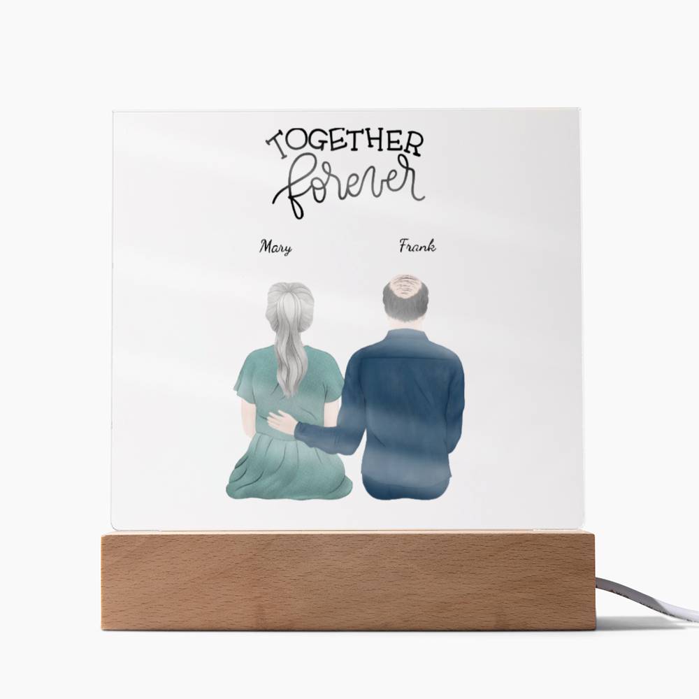 Custom Anniversary Acrylic Plaque Together Forever