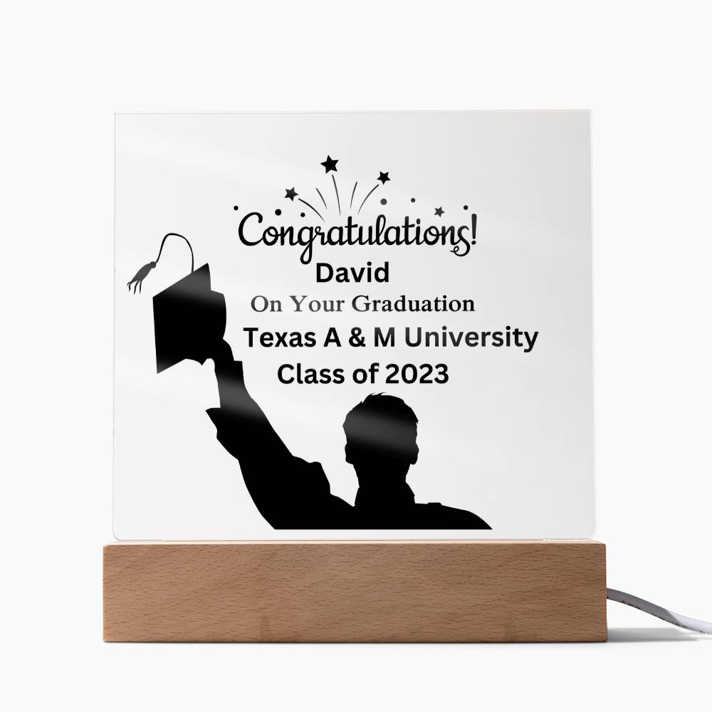 Custom Graduation Acrylic Plaque