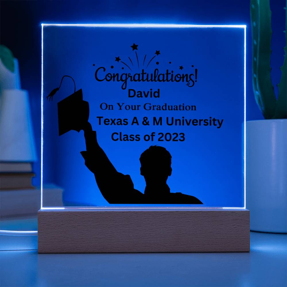 Custom Graduation Acrylic Plaque