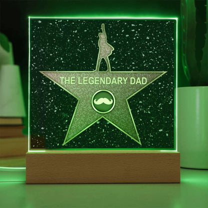 Dad Gift - The Legendary Superhero Acrylic Plaque