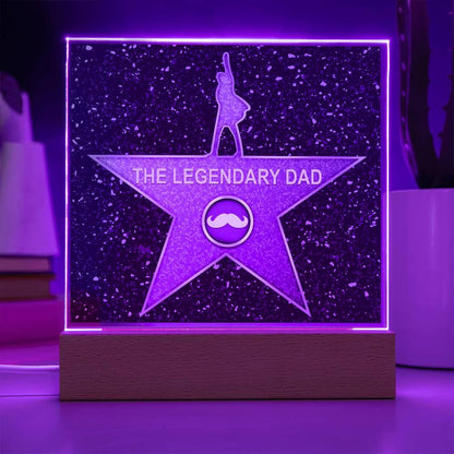 Dad Gift - The Legendary Superhero Acrylic Plaque