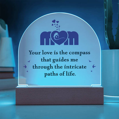 Mom, Your Love is the Compass... Acrylic Plaque