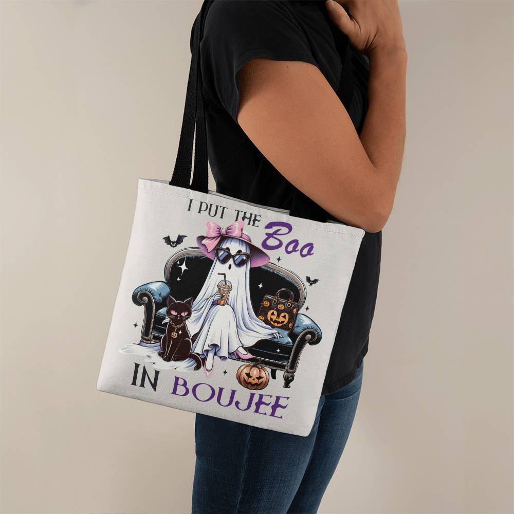 Halloween Tote Bag - I Put the Boo in the Boujee