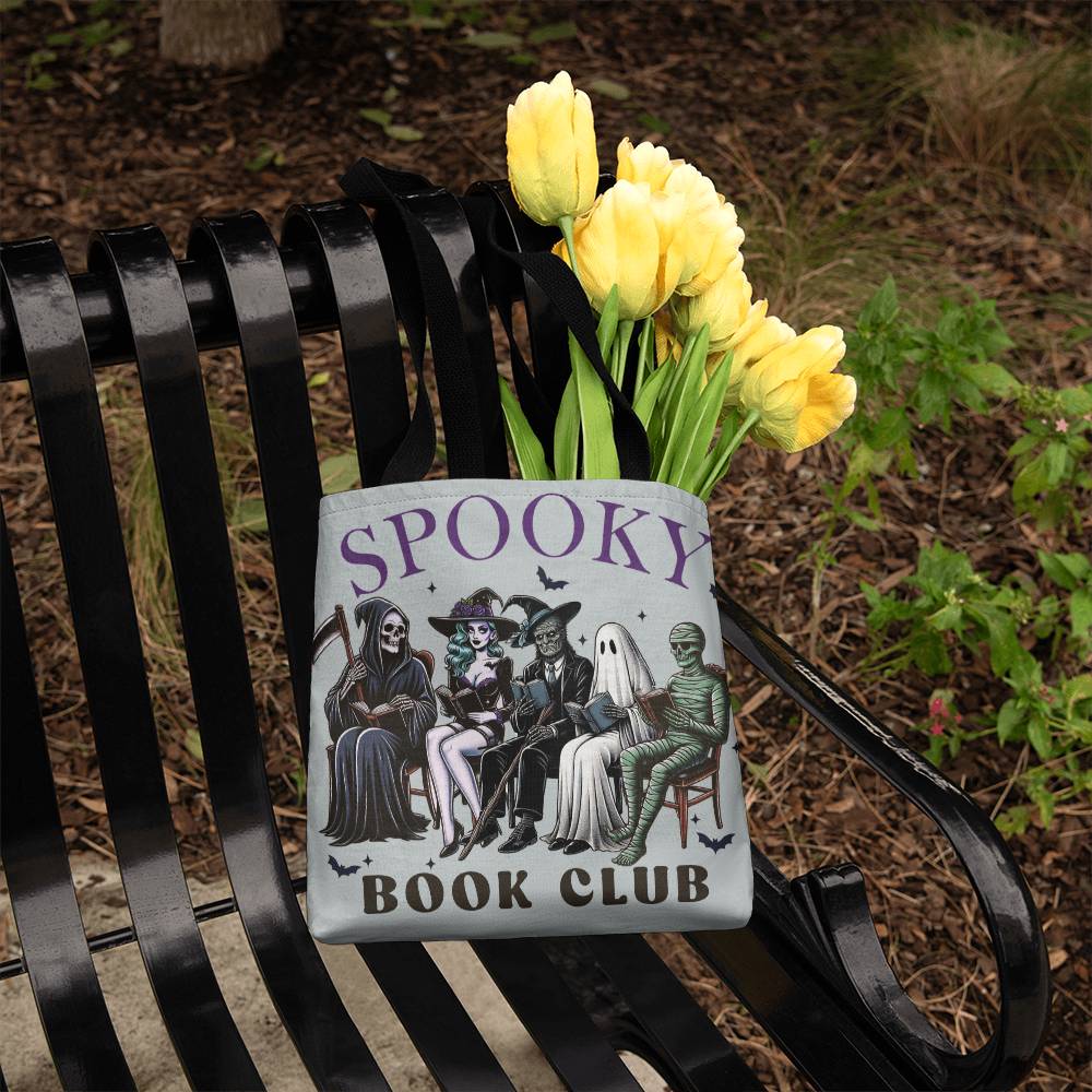 Spooky Book Club Halloween Tote Bag