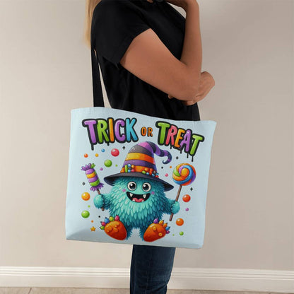 Trick or Treat Candy Monster Halloween Tote Bag