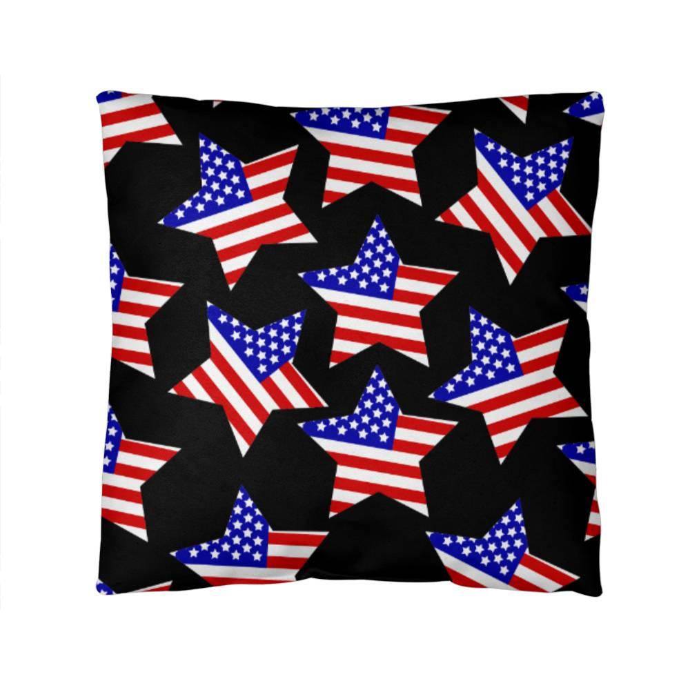 America Stars Patriotic Indoor-Outdoor Pillow