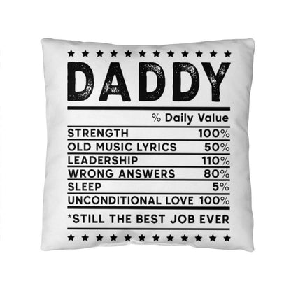 Daddy Recipe Comfy Indoor-Outdoor Pillow