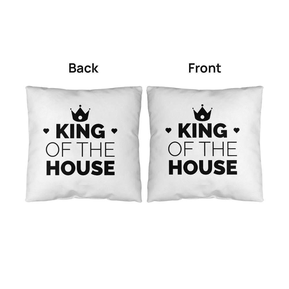 Dad King of the House Indoor Outdoor Pillow