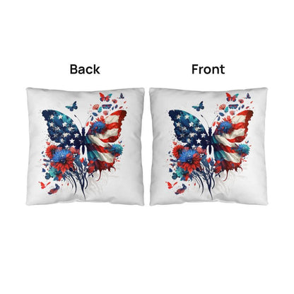 Patriotic Butterfly Bouquet Comfy Indoor-Outdoor Pillow