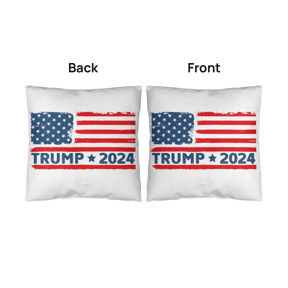 Patriotic Trump 2024 Comfy Indoor-Outdoor Pillow