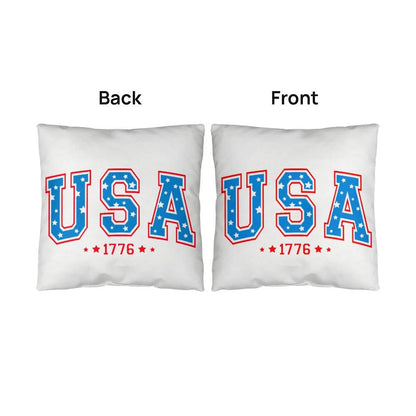 USA 1776 Patriotic Indoor-Outdoor Pillow