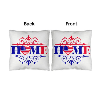 Home Patriotic Indoor-Outdoor Pillow