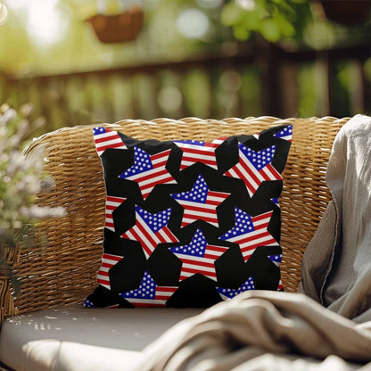 America Stars Patriotic Indoor-Outdoor Pillow