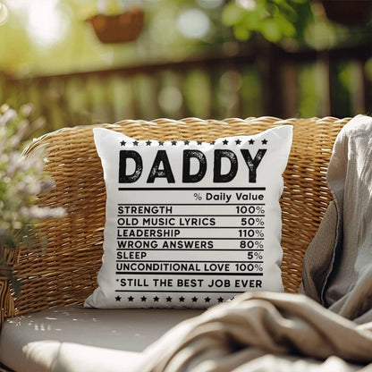 Daddy Recipe Comfy Indoor-Outdoor Pillow