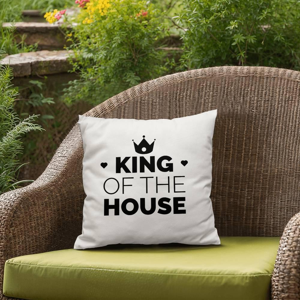 Dad King of the House Indoor Outdoor Pillow