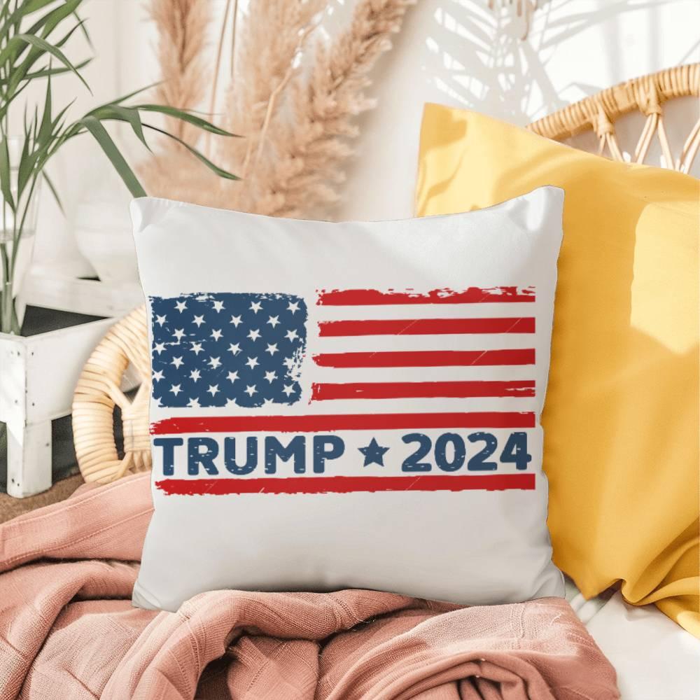 Patriotic Trump 2024 Comfy Indoor-Outdoor Pillow