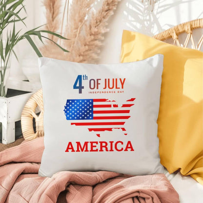 Fourth of July in America Comfy Indoor-Outdoor Pillow