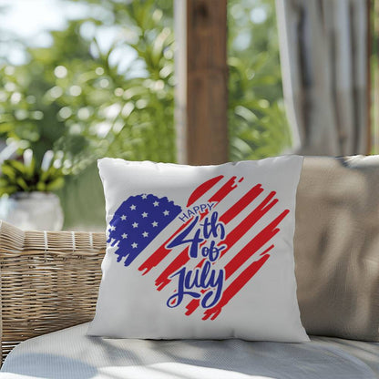 Heart of America Patriotic Indoor-Outdoor Pillow