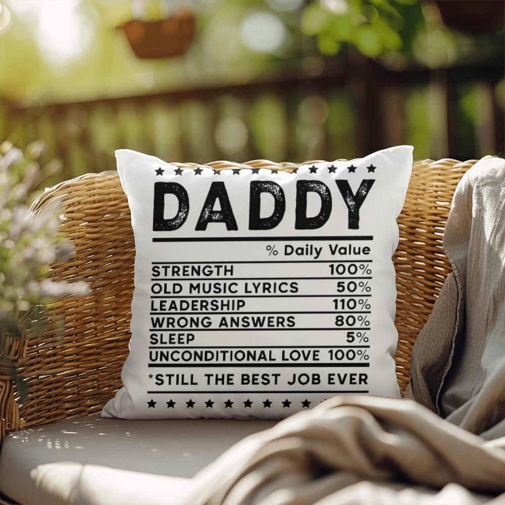 Daddy Recipe Comfy Indoor-Outdoor Pillow