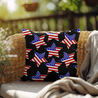 America Stars Patriotic Indoor-Outdoor Pillow