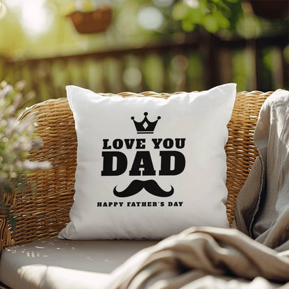 Father's Day Gift - I Love You Dad - Indoor Outdoor Pillow