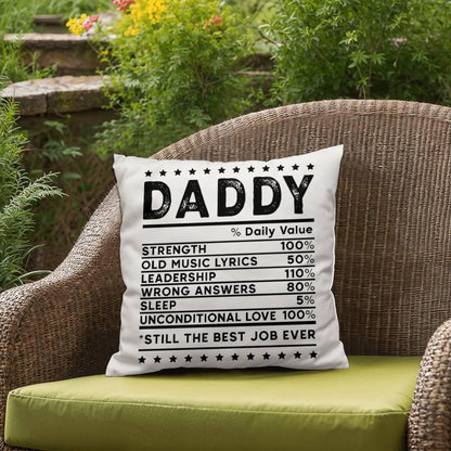 Daddy Recipe Comfy Indoor-Outdoor Pillow