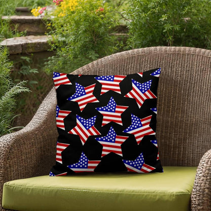 America Stars Patriotic Indoor-Outdoor Pillow