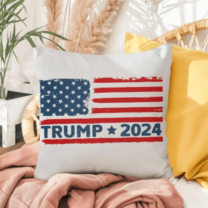 Patriotic Trump 2024 Comfy Indoor-Outdoor Pillow