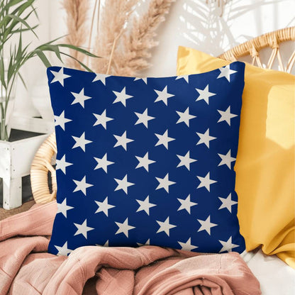 American Flag Stars and Stripes Patriotic Indoor-Outdoor Pillow