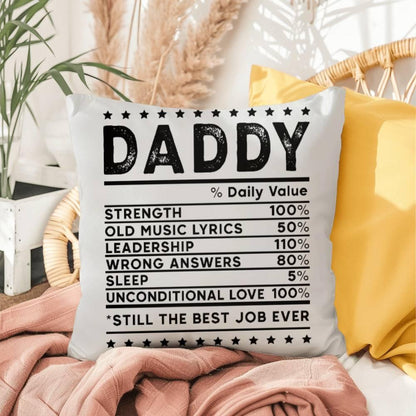 Daddy Recipe Comfy Indoor-Outdoor Pillow