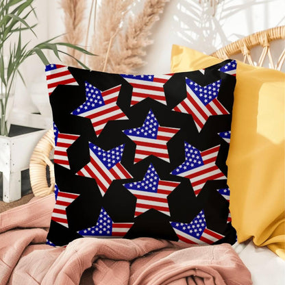 America Stars Patriotic Indoor-Outdoor Pillow