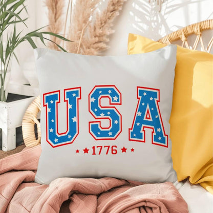 USA 1776 Patriotic Indoor-Outdoor Pillow