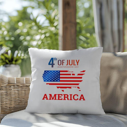 Fourth of July in America Comfy Indoor-Outdoor Pillow