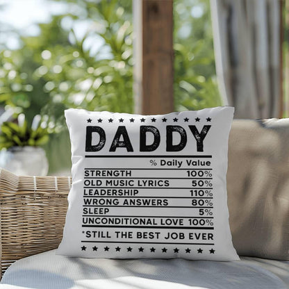 Daddy Recipe Comfy Indoor-Outdoor Pillow