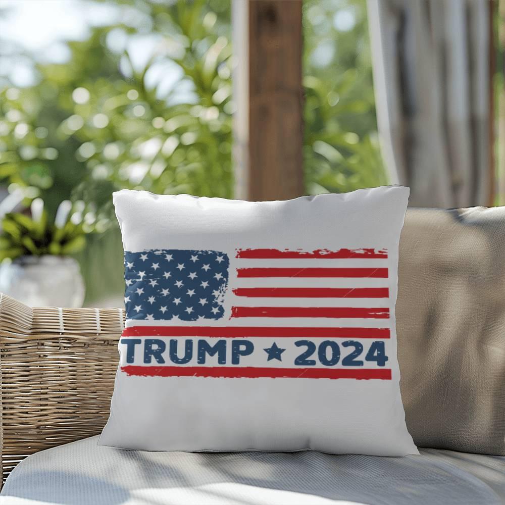 Patriotic Trump 2024 Comfy Indoor-Outdoor Pillow