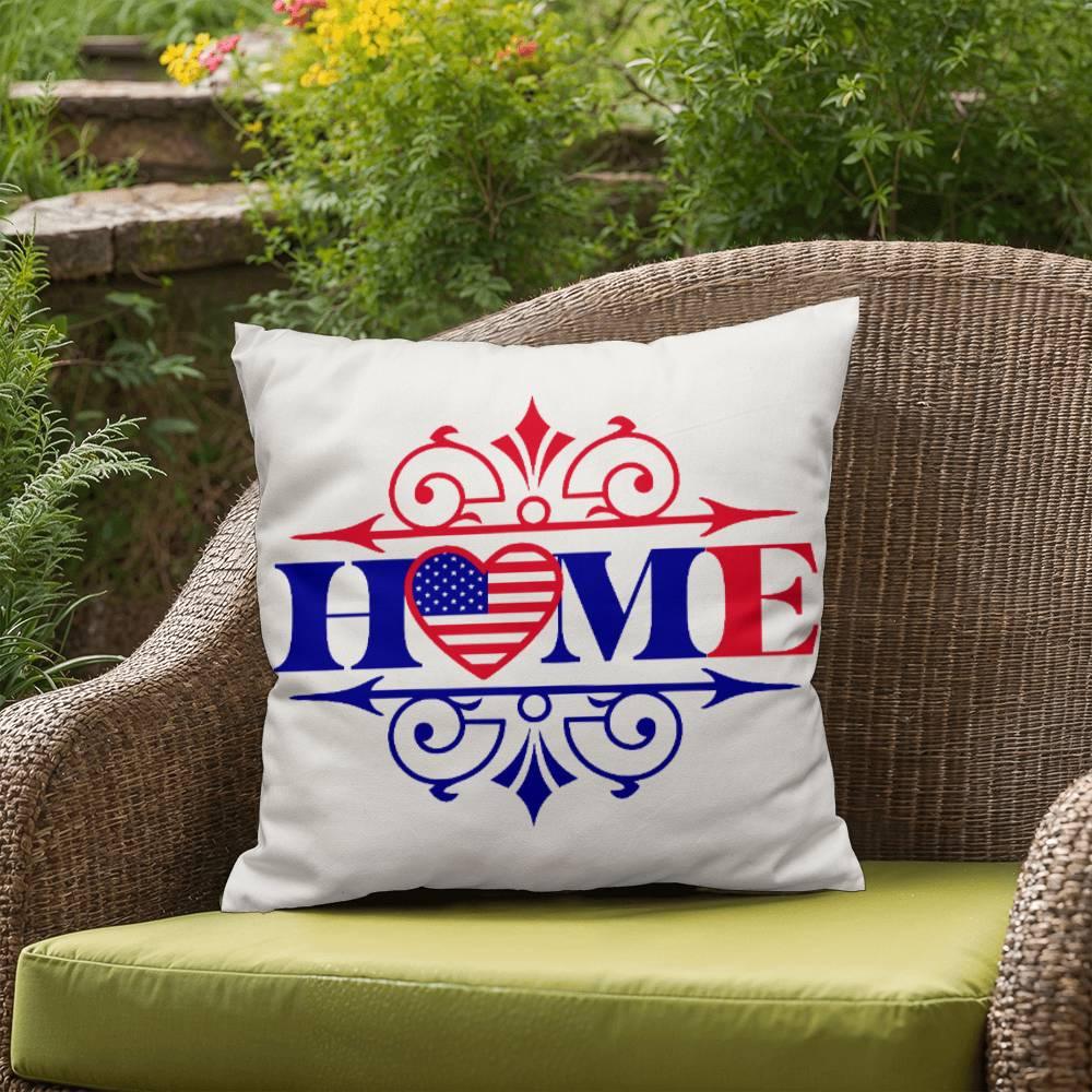 Patriotic Home Comfy Indoor-Outdoor Pillow