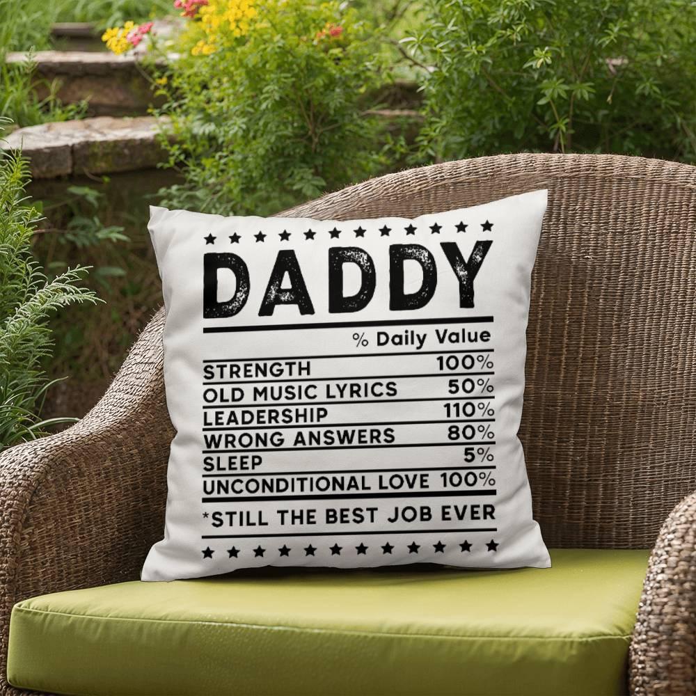 Daddy Recipe Comfy Indoor-Outdoor Pillow