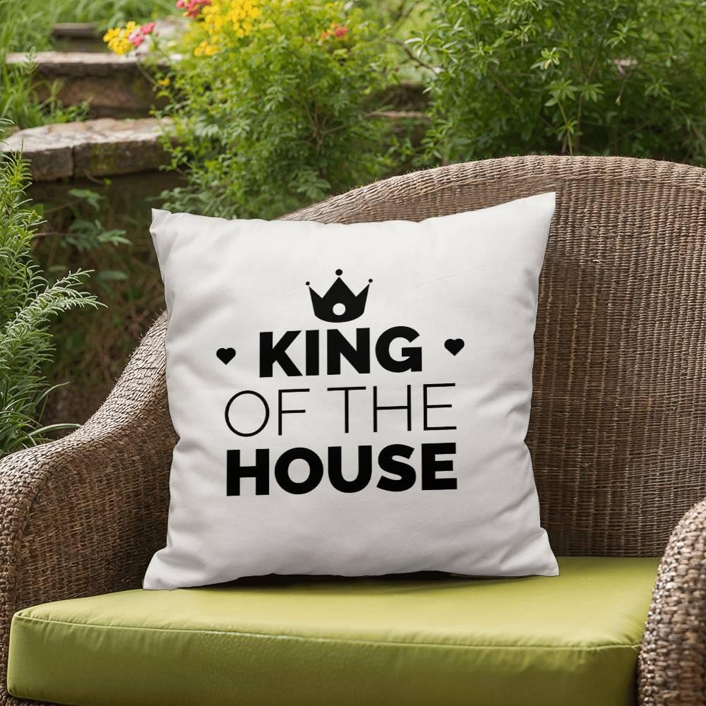 Dad King of the House Indoor Outdoor Pillow