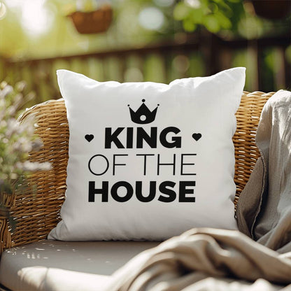 Dad King of the House Indoor Outdoor Pillow