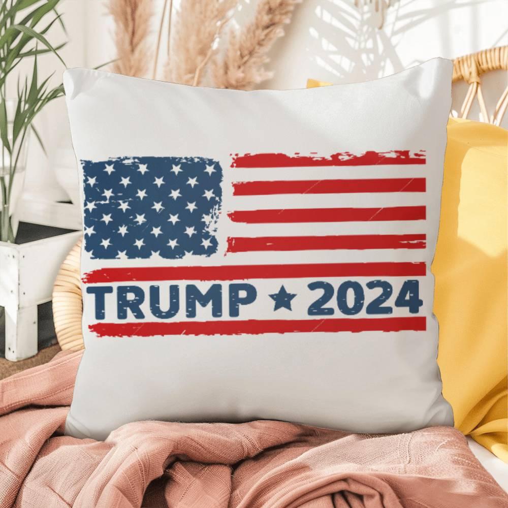 Patriotic Trump 2024 Comfy Indoor-Outdoor Pillow