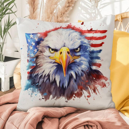 Patriotic Eagle Comfy Indoor-Outdoor Pillow