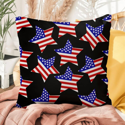 America Stars Patriotic Indoor-Outdoor Pillow