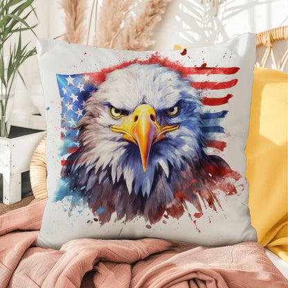 Eagle Patriotic Indoor-Outdoor Pillow