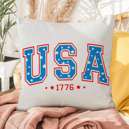 USA 1776 Patriotic Indoor-Outdoor Pillow