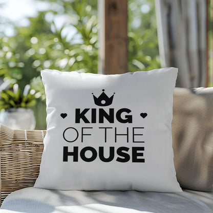 Dad King of the House Indoor Outdoor Pillow